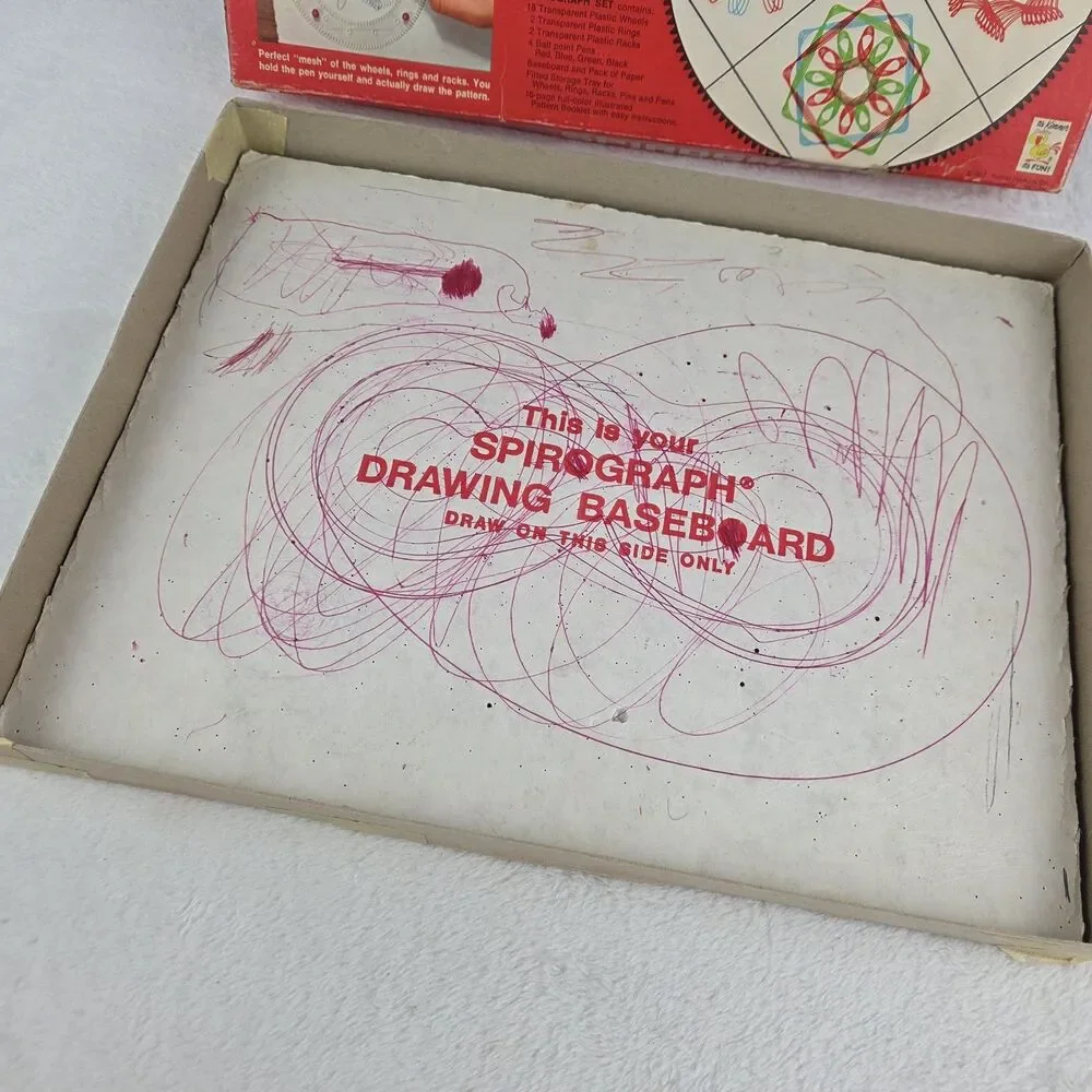 1970‎ Kenner Spirograph Drawing Set Vintage #401 Drawing Set COMPLETE No Pens